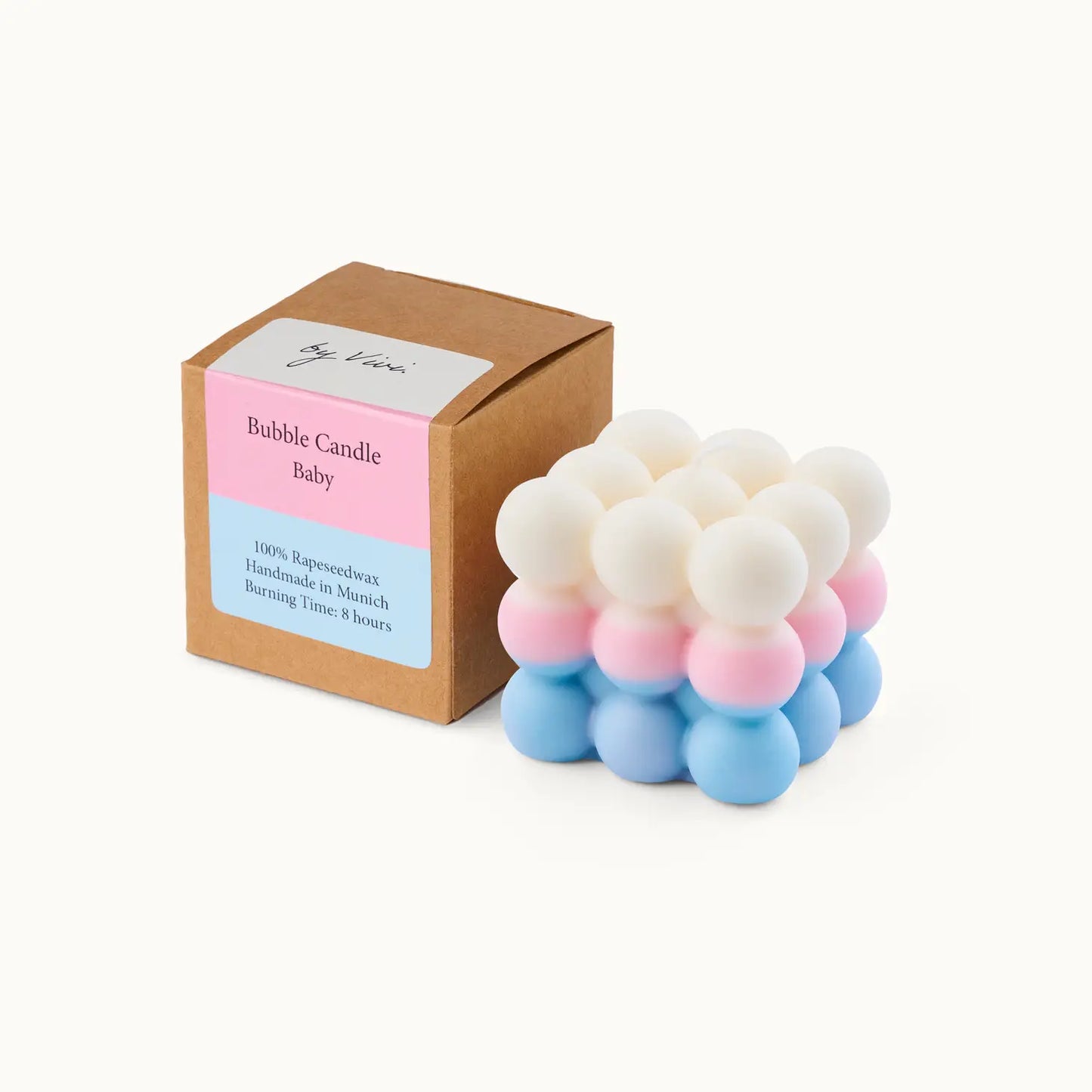 Bubble Kerze - Dreifarbig
