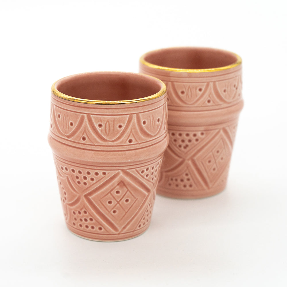Keramik Becher - Rosa