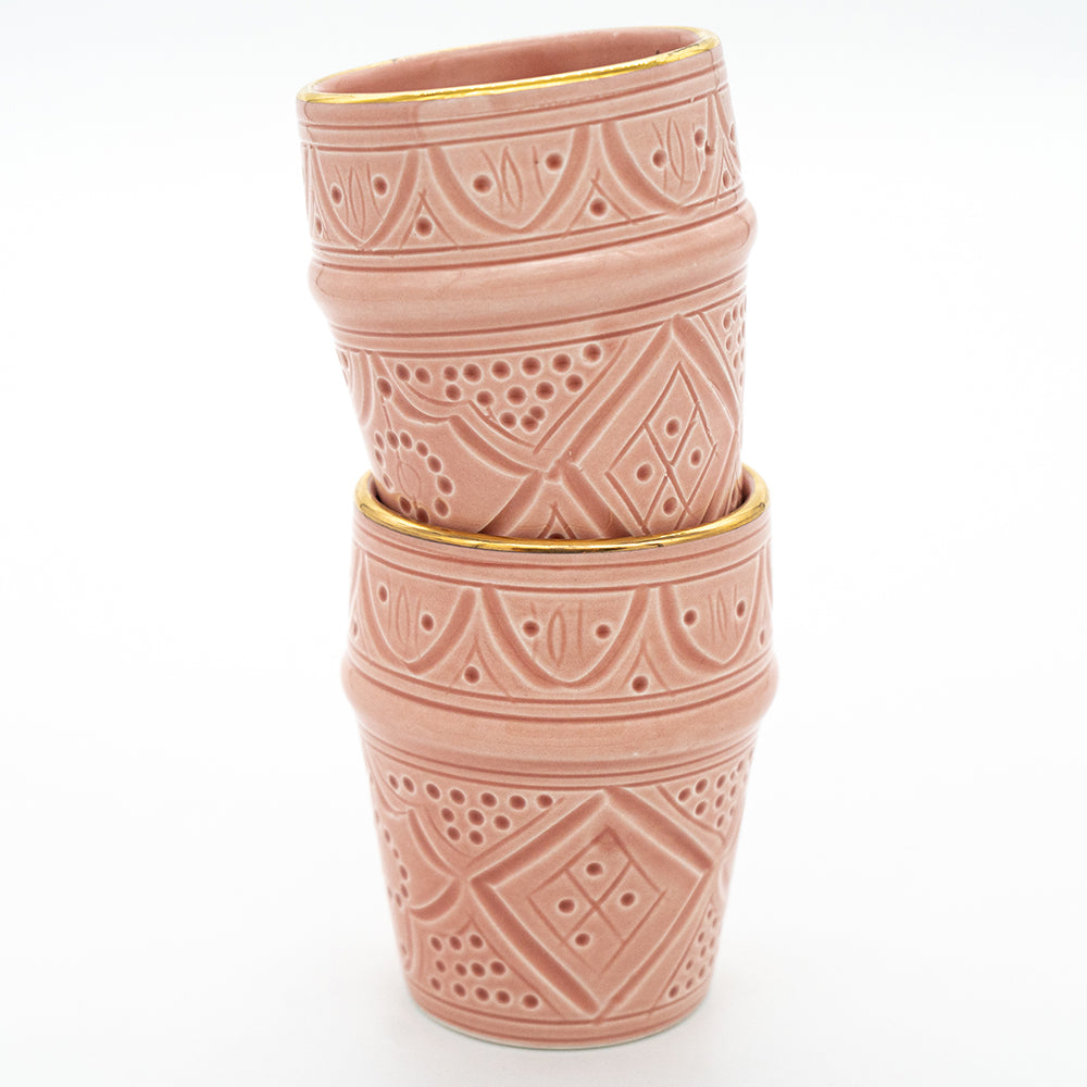 Keramik Becher - Rosa