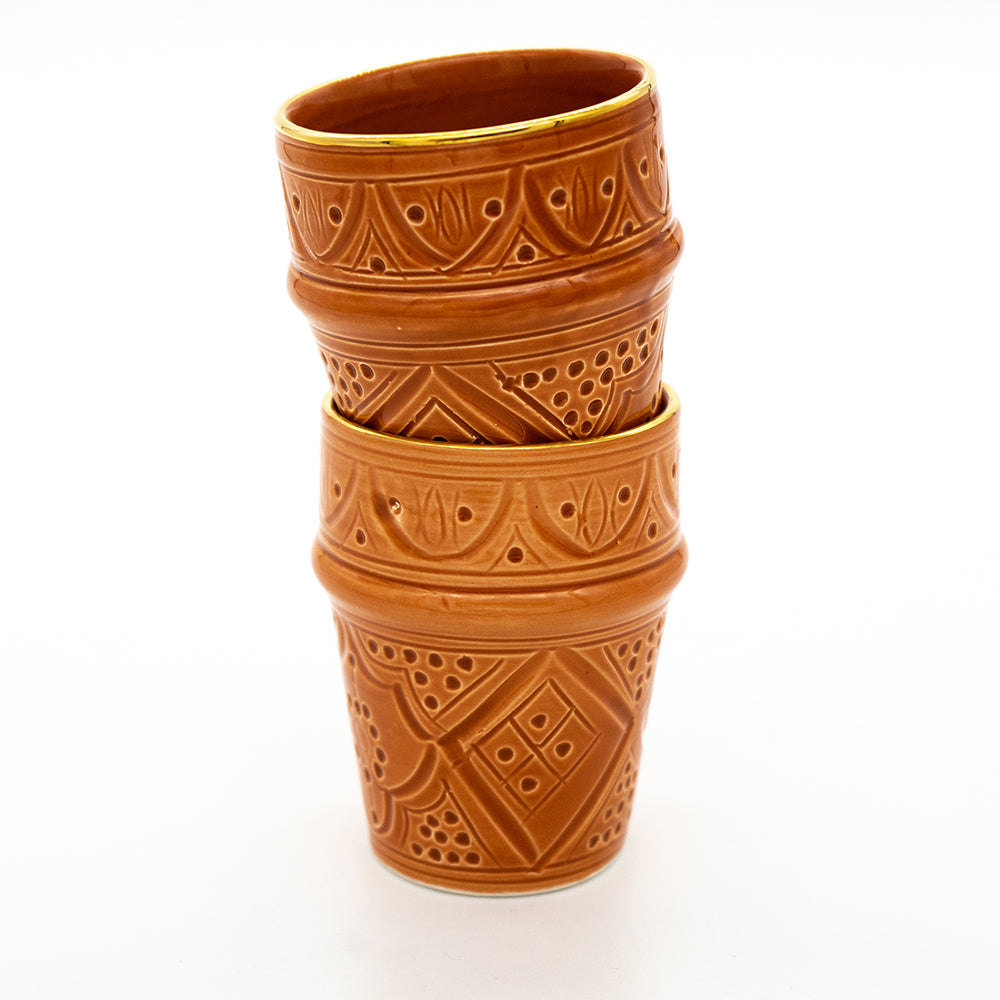 Keramik Becher - Terrakotta