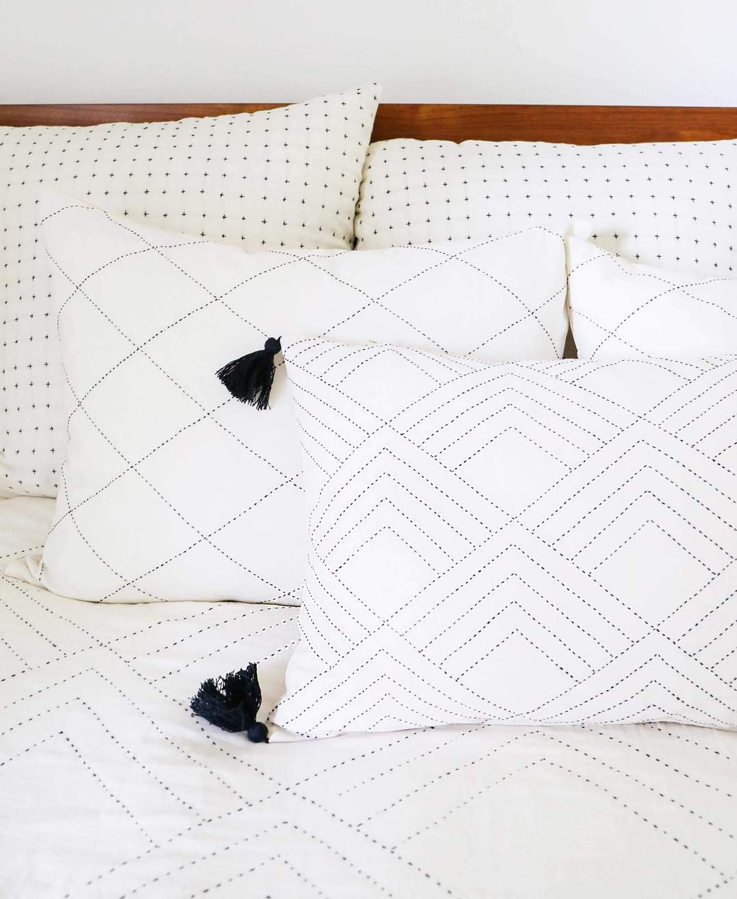 Kissenbezug "Diamond-Stitch"