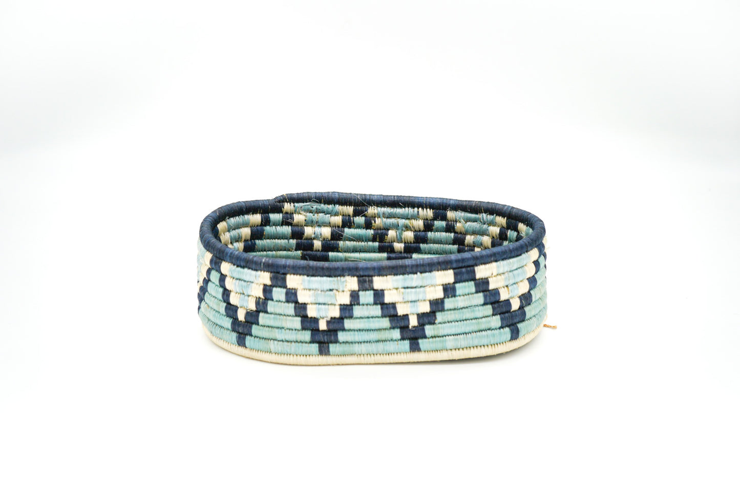 Korb - Silver Blue Oval